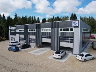 СТО из сэндвич-панелей