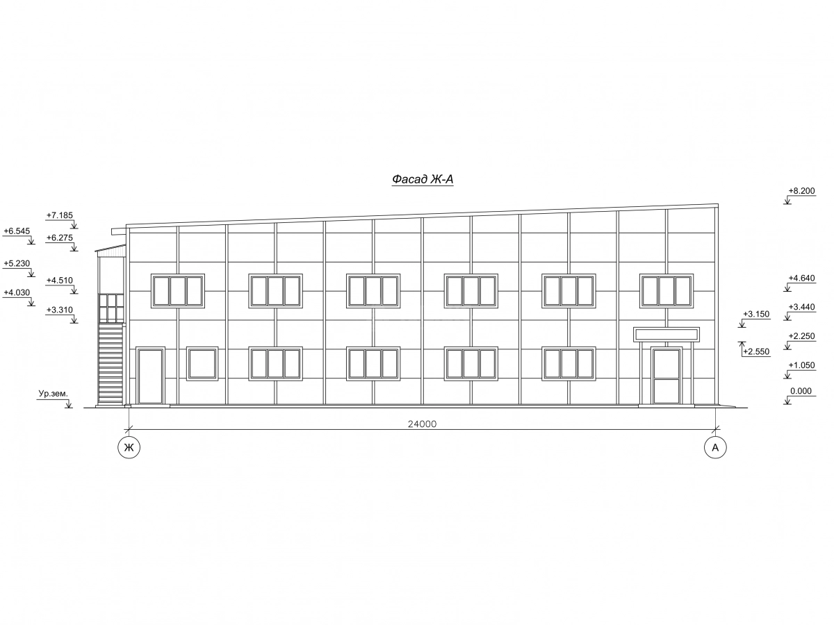 3D визуализация СТО с АБК из сэндвич-панелей - фото 23