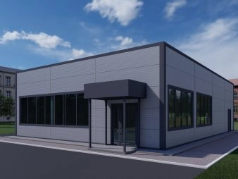 Кафе из сэндвич панелей