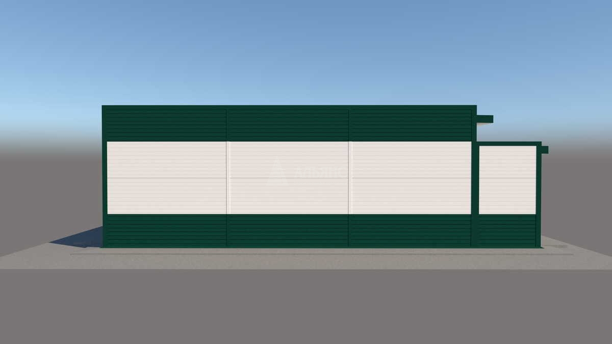 3D визуализация Магазин из сэндвич-панелей - фото 7